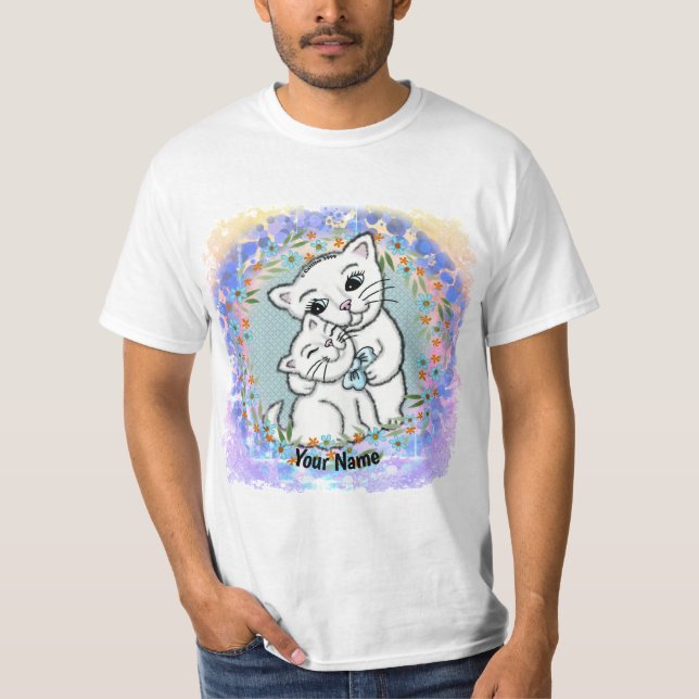 Mamma Katt och Kittel  T Shirt (Framsida)