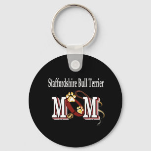 MAMMA Keychain för STAFFORDSHIRE TJURTERRIER Nyckelring