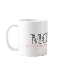 MAMMA Kids Namn Keepsaké Modern Typography Sweet