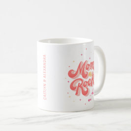 Mamma Kids Namn Personlig Typografi mugg