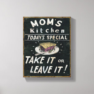 Mamma Kitchen Canvastryck