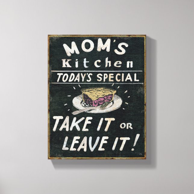 Mamma Kitchen Canvastryck (Framsida)