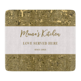 Mamma Kitchen Kärlek Served Farmhouse Crushed Guld