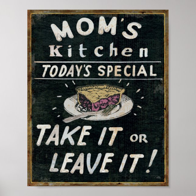 Mamma Kitchen Poster (Framsidan)