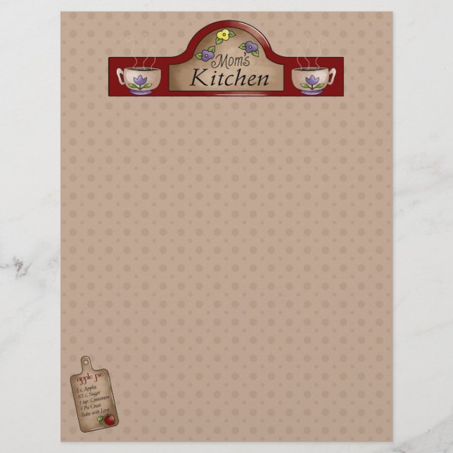 Mamma Kitchen Recipe Pages (Un-Led) (Framsida)