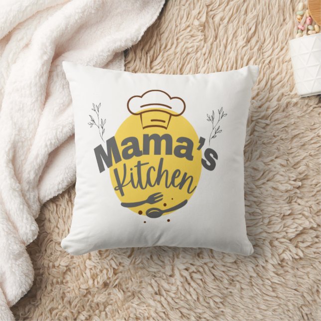 Mamma Kitchen - Retro Comfort Food Tee Kudde (Filt)
