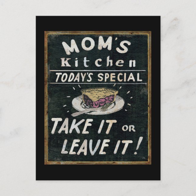 Mamma Kitchen Vykort (Framsida)