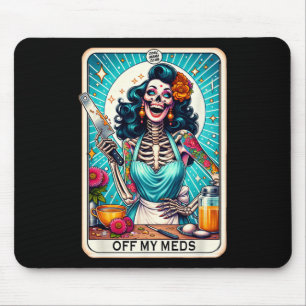 Mamma Klubb Tarot Card Skeleton Halloween Musmatta