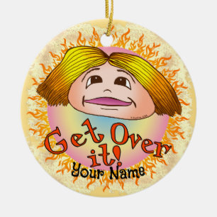 Mamma kom över det julgransprydnad keramik