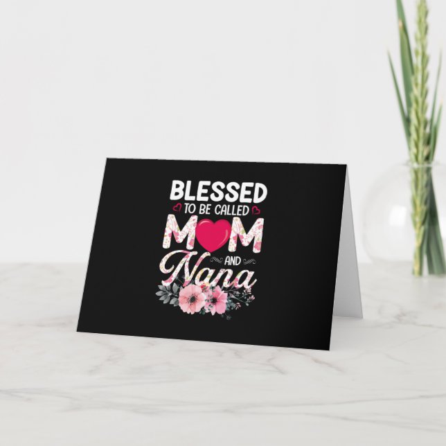 Mamma Konst Mamma Och Nana Helgkort (Framsida)