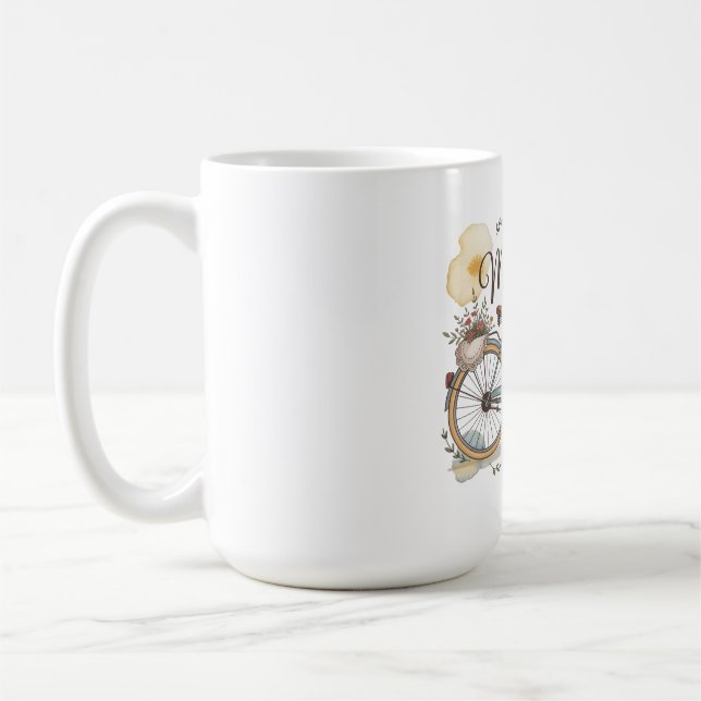 Mamma Kör På Kärlek Kaffemugg (Vänster)