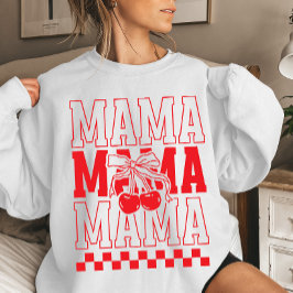 Mamma Körsbär Coquette Mors dag T Shirt