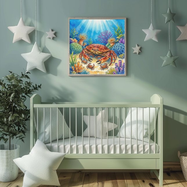 Mamma Krabba och ungarna dagis Poster (Skapare uppladdad)