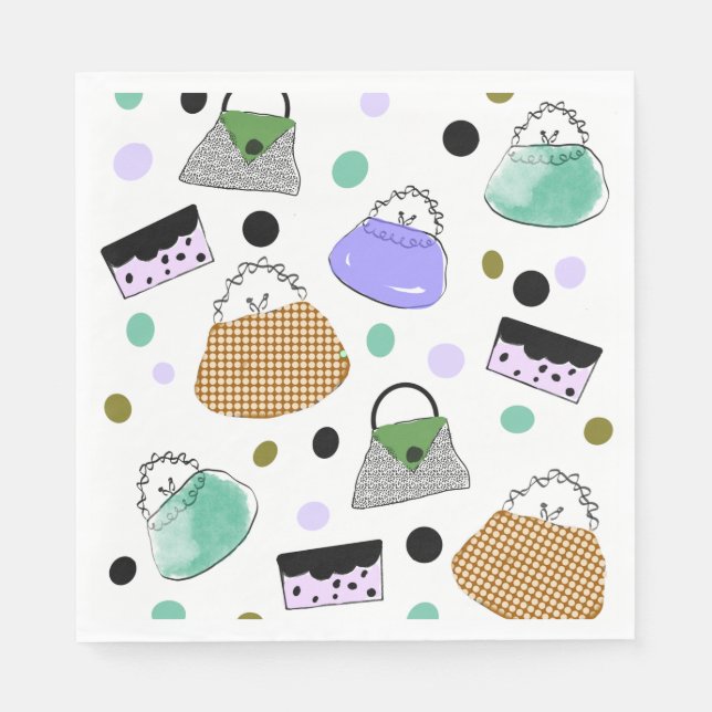 MAMMA KURSER 👛 Napkins Pappersservett (Framsidan)