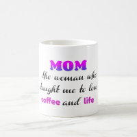 Mamma kvinna som lärde mig kärlek kaffe och liv