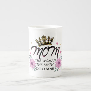 Mamma Kvinnan Myten Legenden Benporslin Mugg