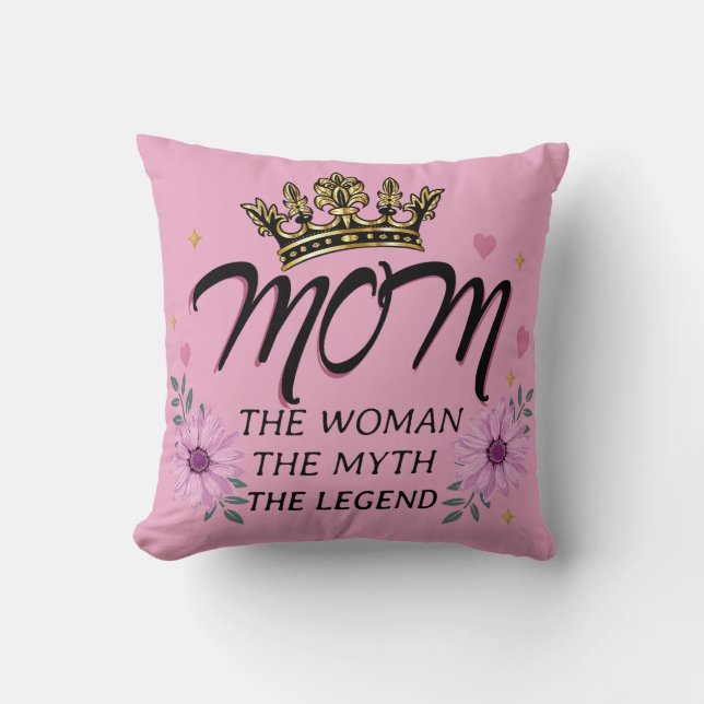 Mamma Kvinnan Myten Legenden Kudde (Framsida)