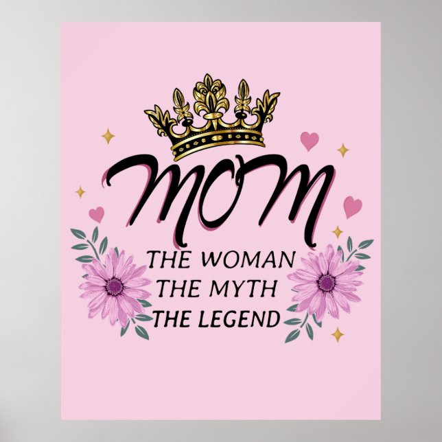 Mamma Kvinnan Myten Legenden Poster (Framsidan)
