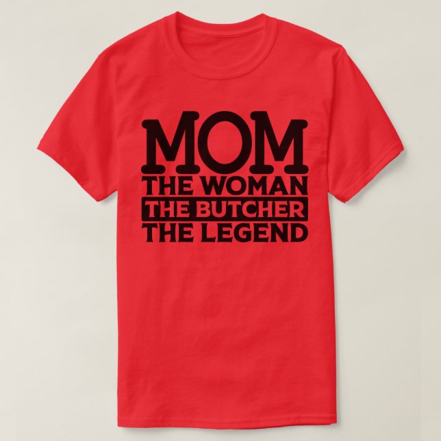 Mamma, kvinnan som slaktar, förklaringen t shirt (Design framsida)