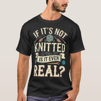 Mamma Kvinnor Garn Virka Älskare Rolig T Shirt