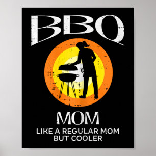 Mamma Kylare Grillning Köttpöjd Mors Dag Mamma Poster
