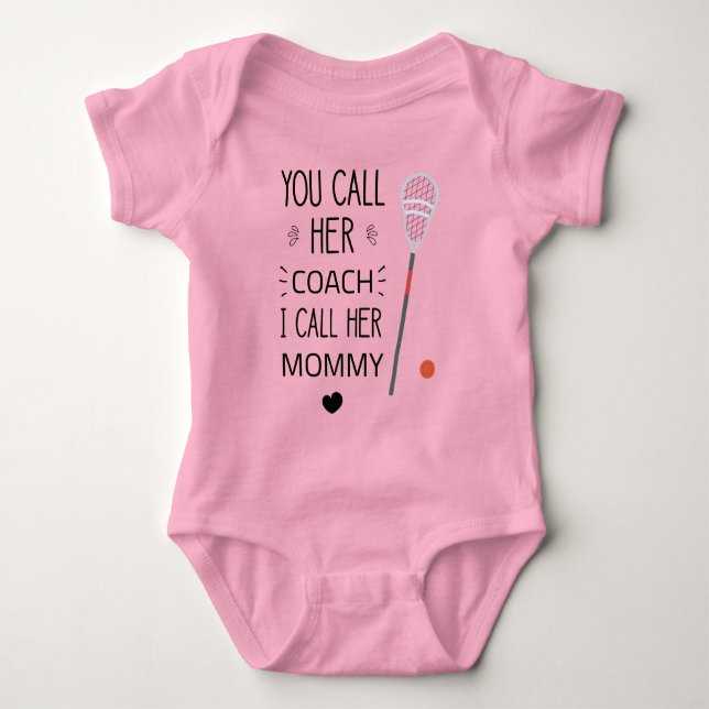 Mamma Lacrosse Coach - Future Lacrosse Buddy T Shirt (Framsida)