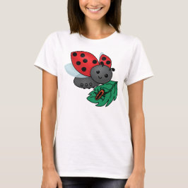 Mamma Ladybug med Larvae T Shirt