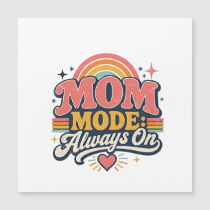 Mamma-läge Alltid På Retro Mors Dag Present