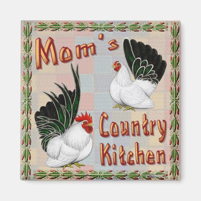 Mamma Land Kitchen Magnet (Framsidan)