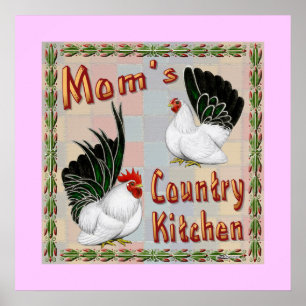Mamma Land Kitchen Poster