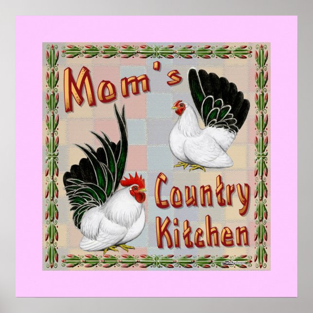 Mamma Land Kitchen Poster (Framsidan)