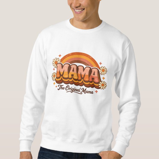 Mamma Lång Ärmad Tröja (Framsida)