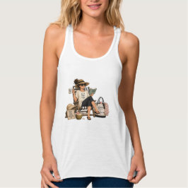 Mamma ledig sommarläge T-shirt Linne Med Racerback