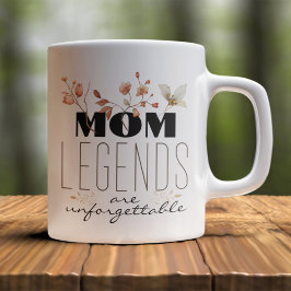 Mamma-leenden är en oförglömlig modern mor dag kaffemugg