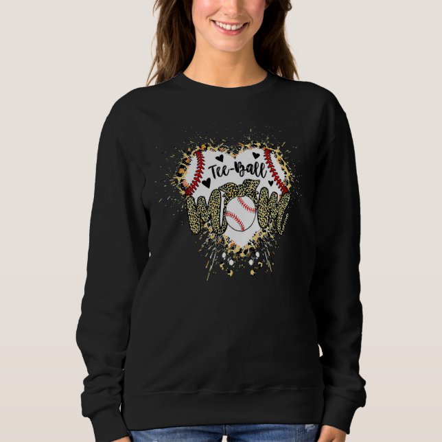 Mamma Leopard 5 i Teeball boll Mamma 5 T Shirt (Framsida)