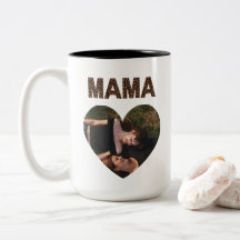 'Mamma' Leopard Design Trendig Födelsedagsfoto