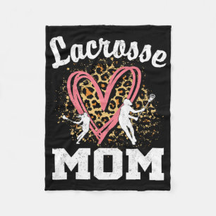 Mamma Leopard Heart Matching Mors dag Fleecefilt