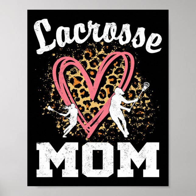 Mamma Leopard Heart Matching Mors dag Poster (Framsidan)