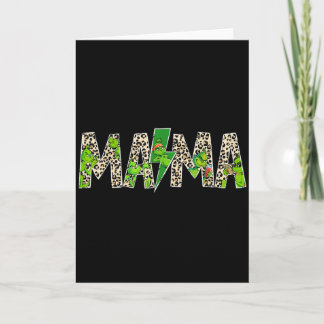 Mamma Leopard Retro Mamma Barnsköterska Mormor Mor Kort