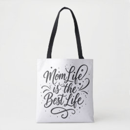 Mamma Life är det bästa för Snyggten - Tote Bag f Tygkasse