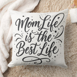 Mamma Life är det bästa livet - Handlåten Calligra Kudde