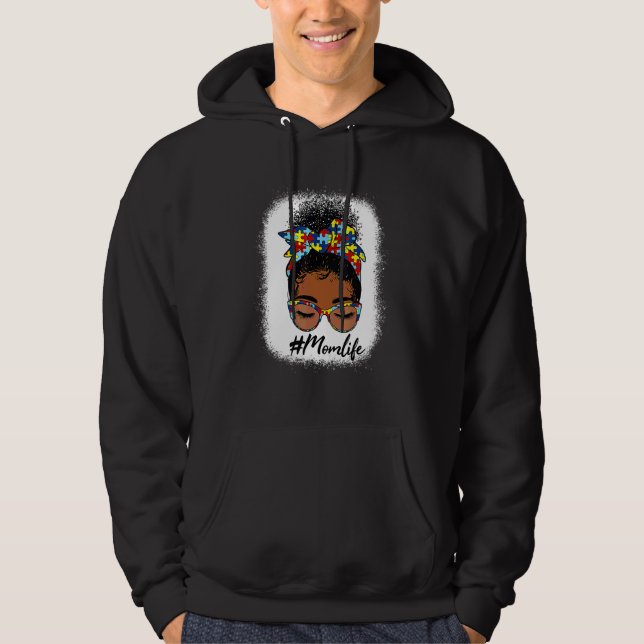 Mamma Life Black Women Mo Hoodie (Framsida)