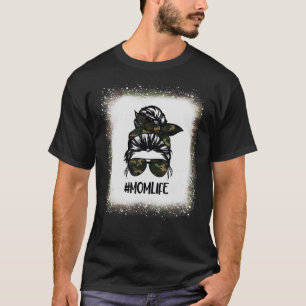 Mamma Life Camouflage Ribbon Military Veteran Matc T Shirt