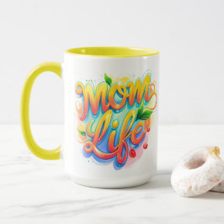 Mamma Life Custom Name Mugg - Lemonade Inspired De