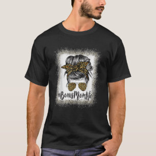 Mamma Life Hair Bandana Glasses Leopard Mors dag T Shirt