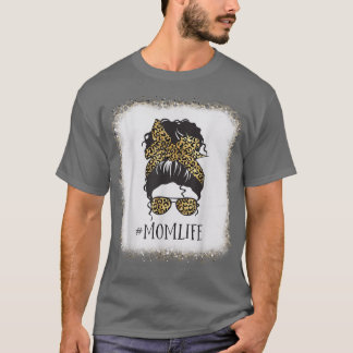 Mamma Life, matchande familjen Kärlek Leopard Blea T Shirt