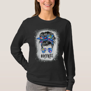 Mamma Life Messy Bun Bleached Shark Mamma Mor D T Shirt