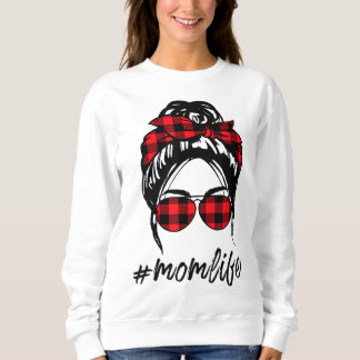 Mamma Life Messy Bun Hair Leopard Play Momlife Mot T Shirt