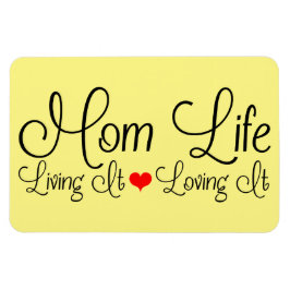 Mamma Life Mors dag Gult Magnet