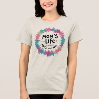 Mamma Life Powed av Hugs och Hope T Shirt